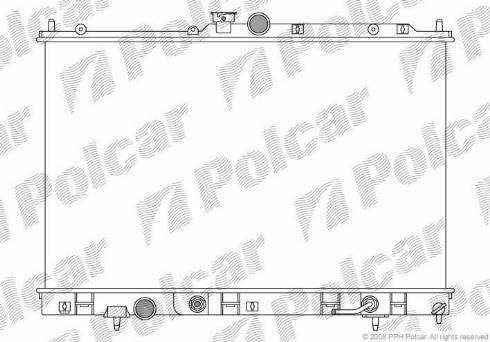 Polcar 5265084K - Radiators, Motora dzesēšanas sistēma autodraugiem.lv