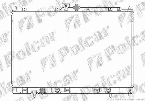 Polcar 526508-1 - Radiators, Motora dzesēšanas sistēma autodraugiem.lv