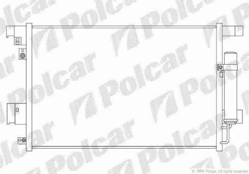 Polcar 5266K81K - Kondensators, Gaisa kond. sistēma autodraugiem.lv