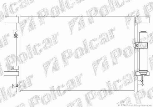 Polcar 5266K8C1 - Kondensators, Gaisa kond. sistēma autodraugiem.lv