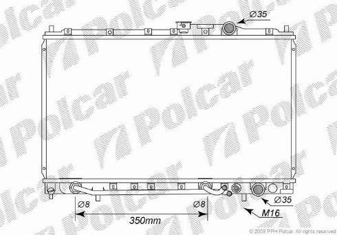 Polcar 5217084K - Radiators, Motora dzesēšanas sistēma autodraugiem.lv