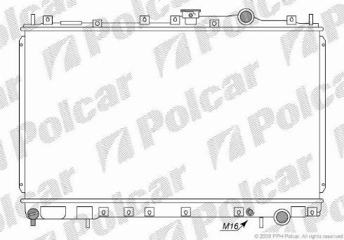Polcar 5217081K - Radiators, Motora dzesēšanas sistēma autodraugiem.lv