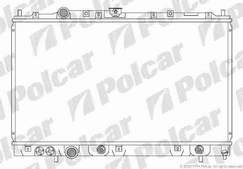 Polcar 523108-3 - Radiators, Motora dzesēšanas sistēma autodraugiem.lv