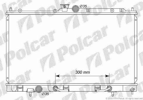 Polcar 5233083K - Radiators, Motora dzesēšanas sistēma autodraugiem.lv