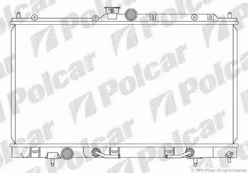 Polcar 523308-3 - Radiators, Motora dzesēšanas sistēma autodraugiem.lv