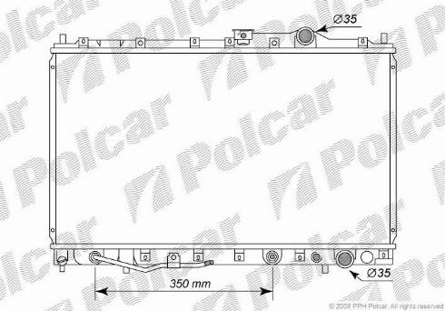 Polcar 5221084K - Radiators, Motora dzesēšanas sistēma autodraugiem.lv