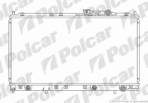 Polcar 522108-5 - Radiators, Motora dzesēšanas sistēma autodraugiem.lv
