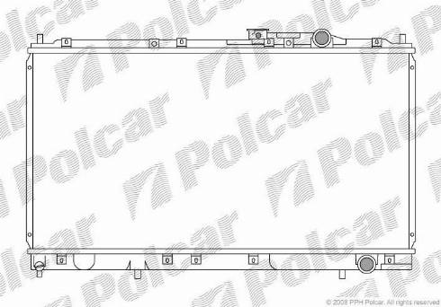 Polcar 522108-6 - Radiators, Motora dzesēšanas sistēma autodraugiem.lv