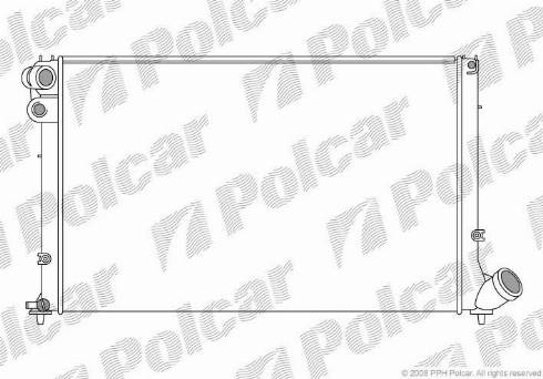 Polcar 5746082X - Radiators, Motora dzesēšanas sistēma autodraugiem.lv