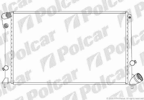 Polcar 574608-2 - Radiators, Motora dzesēšanas sistēma autodraugiem.lv