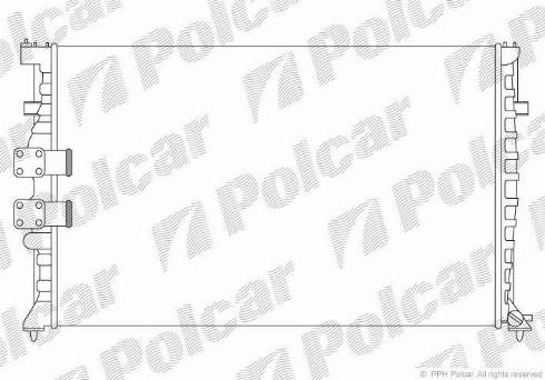 Polcar 574608A7 - Radiators, Motora dzesēšanas sistēma autodraugiem.lv