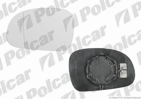 Polcar 5747545E - Korpuss, Ārējais atpakaļskata spogulis autodraugiem.lv