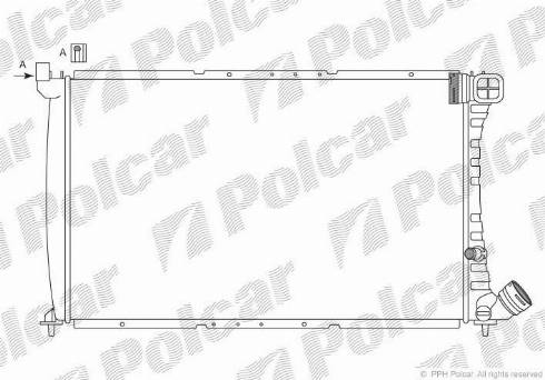 Polcar 576508A5 - Radiators, Motora dzesēšanas sistēma autodraugiem.lv