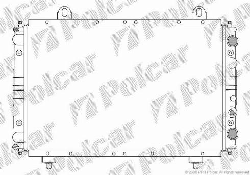 Polcar 5701085X - Radiators, Motora dzesēšanas sistēma autodraugiem.lv