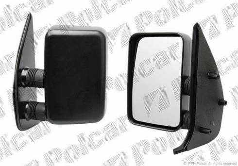 Polcar 570252-M - Ārējais atpakaļskata spogulis autodraugiem.lv