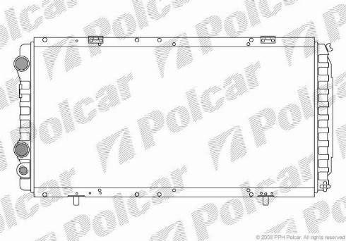 Polcar 570208A2 - Radiators, Motora dzesēšanas sistēma autodraugiem.lv