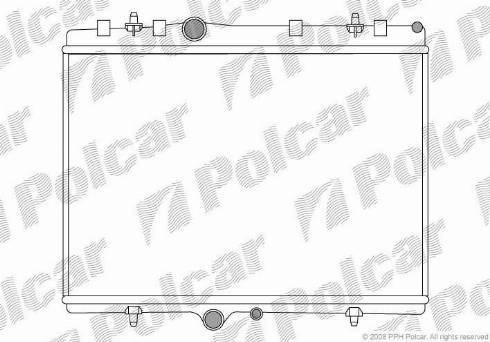 Polcar 5710083X - Radiators, Motora dzesēšanas sistēma autodraugiem.lv
