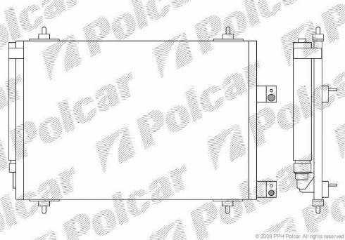 Polcar 5710K82X - Kondensators, Gaisa kond. sistēma autodraugiem.lv