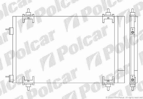 Polcar 5711K81X - Kondensators, Gaisa kond. sistēma autodraugiem.lv