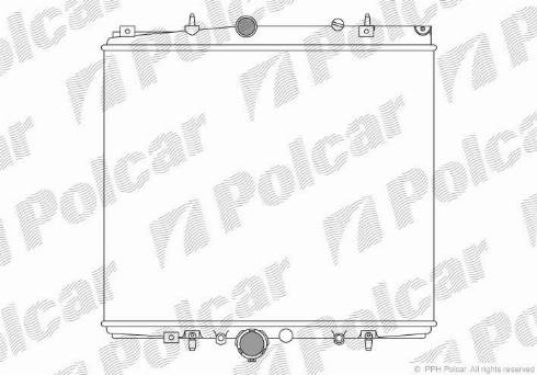 Polcar 578708A2 - Radiators, Motora dzesēšanas sistēma autodraugiem.lv