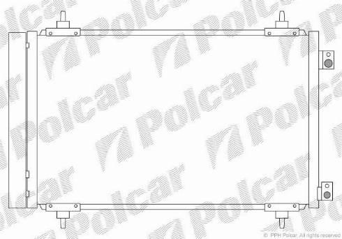 Polcar 5787K84X - Kondensators, Gaisa kond. sistēma autodraugiem.lv