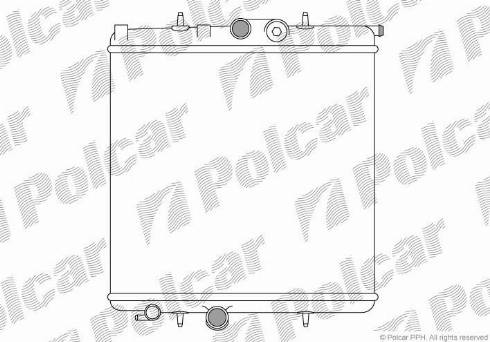 Polcar 572308A1 - Radiators, Motora dzesēšanas sistēma autodraugiem.lv