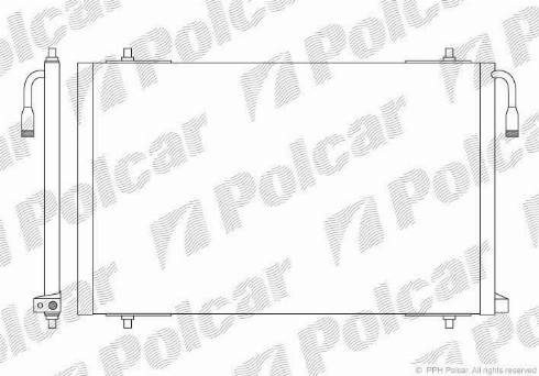 Polcar 5723K8C1 - Kondensators, Gaisa kond. sistēma autodraugiem.lv