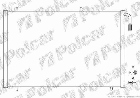 Polcar 5723K8C2 - Kondensators, Gaisa kond. sistēma autodraugiem.lv