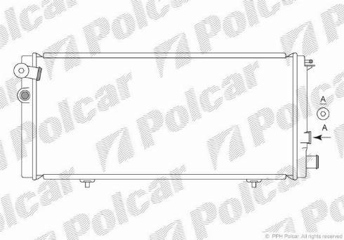 Polcar 572208-2 - Radiators, Motora dzesēšanas sistēma autodraugiem.lv