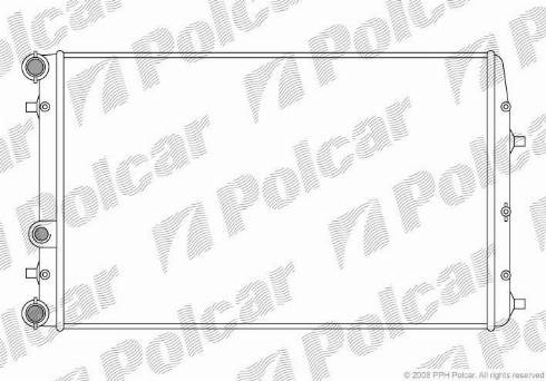 Polcar 6913085X - Radiators, Motora dzesēšanas sistēma autodraugiem.lv