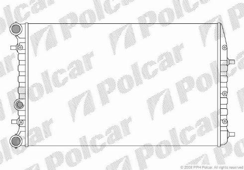 Polcar 691308-3 - Radiators, Motora dzesēšanas sistēma autodraugiem.lv