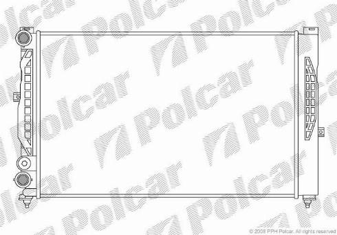 Polcar 692508A1 - Radiators, Motora dzesēšanas sistēma autodraugiem.lv