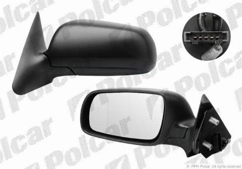 Polcar 6920514M - Ārējais atpakaļskata spogulis autodraugiem.lv