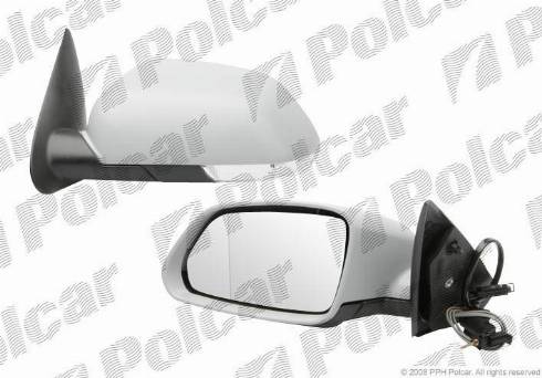 Polcar 6922512M - Ārējais atpakaļskata spogulis autodraugiem.lv
