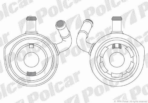 Polcar 6060L8-1 - Eļļas radiators, Motoreļļa autodraugiem.lv