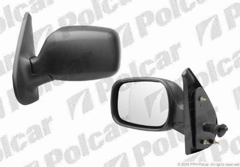 Polcar 6061521M - Ārējais atpakaļskata spogulis autodraugiem.lv