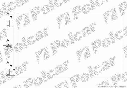 Polcar 6062K8C1 - Kondensators, Gaisa kond. sistēma autodraugiem.lv