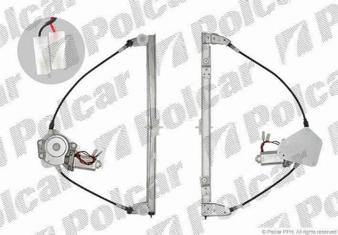 Polcar 6007PSE4A - Stikla pacelšanas mehānisms autodraugiem.lv
