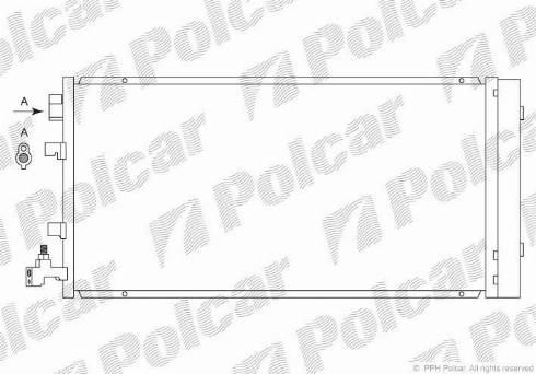 Polcar 6014K8C1 - Kondensators, Gaisa kond. sistēma autodraugiem.lv