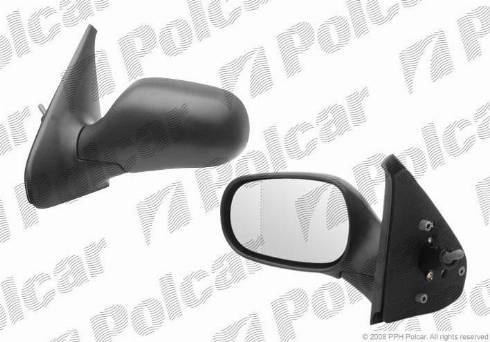 Polcar 6015511M - Ārējais atpakaļskata spogulis autodraugiem.lv