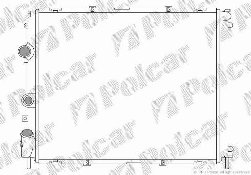 Polcar 6015083X - Radiators, Motora dzesēšanas sistēma autodraugiem.lv