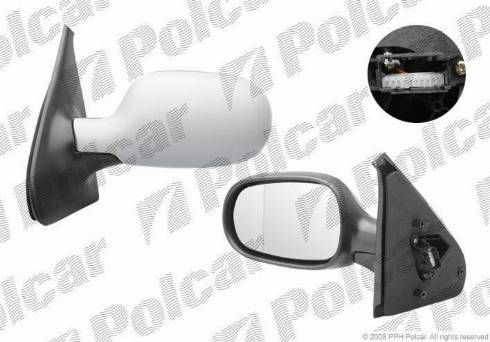 Polcar 6016515M - Ārējais atpakaļskata spogulis autodraugiem.lv