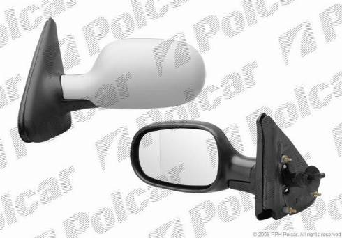 Polcar 6011511M - Ārējais atpakaļskata spogulis autodraugiem.lv