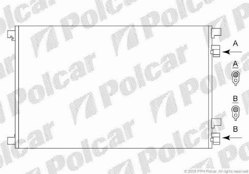 Polcar 6012K81X - Kondensators, Gaisa kond. sistēma autodraugiem.lv