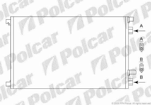 Polcar 6012K8C1 - Kondensators, Gaisa kond. sistēma autodraugiem.lv