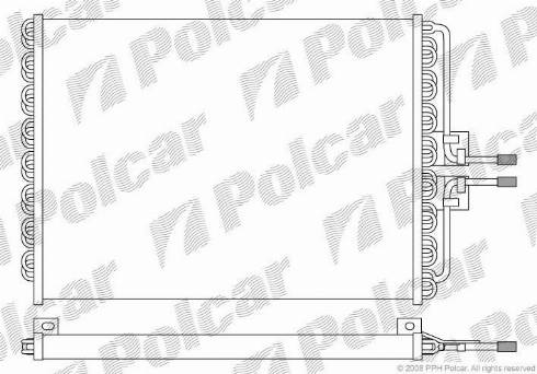 Polcar 6032K81X - Kondensators, Gaisa kond. sistēma autodraugiem.lv