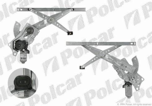 Polcar 6032PSE2 - Stikla pacelšanas mehānisms autodraugiem.lv