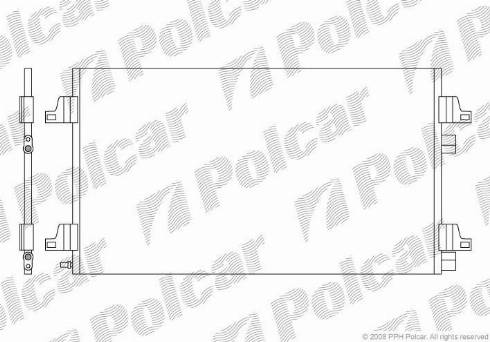 Polcar 6037K81X - Kondensators, Gaisa kond. sistēma autodraugiem.lv