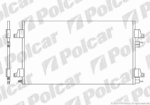 Polcar 6037K82X - Kondensators, Gaisa kond. sistēma autodraugiem.lv