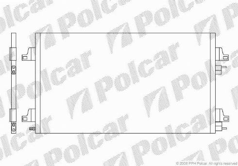 Polcar 6037K8C2 - Kondensators, Gaisa kond. sistēma autodraugiem.lv